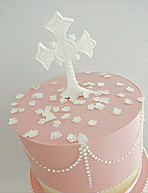 Holy Communion cake for a girl